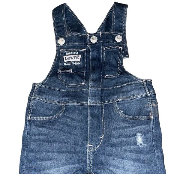 Infant Levi’s Denim Overalls Size 12 Months - Picture 3 of 5